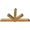 Ekena Millwork Kennewick Rough Sawn Timber Gable Bracket, Western Red Cedar, 84"W x 45"H x 6"D x 6"F, 13/12 Pitch GBW084X45X0606KEN00RWR - alternate 5